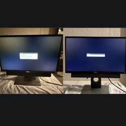 Dell Monitor Set, 2 Monitors, 22 Inches