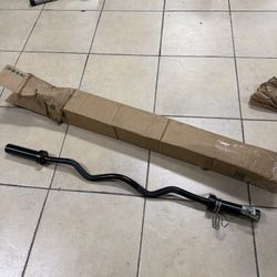 Body Solid EZ Curved 47 Inch Olympic Bar.