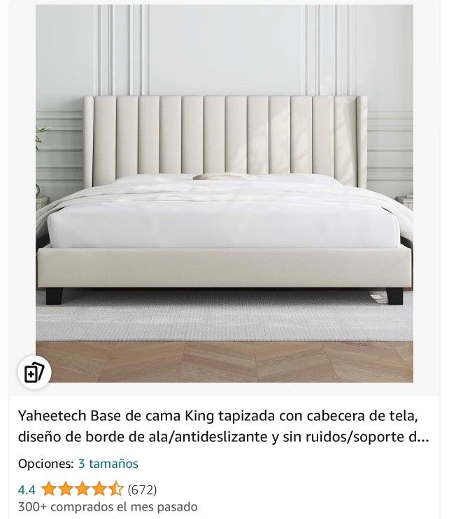 Amazon's KING Yaheetech Platform Bed