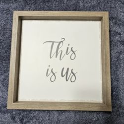 This Is Us Wall Decor