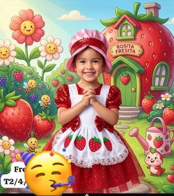 Vestido rosita fresita