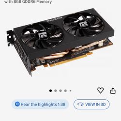 Radeon RX 6600 GPU PC PART