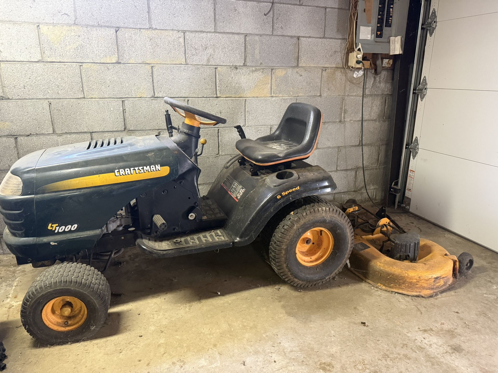 Craftsman Lt 1000 Rider Lawn Mower