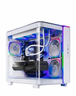 Skytech Gaming - KING95 Gaming Desktop PC - AMD Ryzen 7 9700X (2024) - 16GB Memory - NVIDIA GeForce RTX 5060 Ti 16GB - 1TB NVMe Storage - White