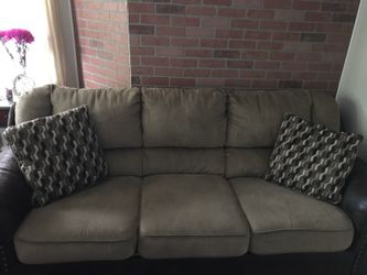 Gently used ashley sofa and loveseat