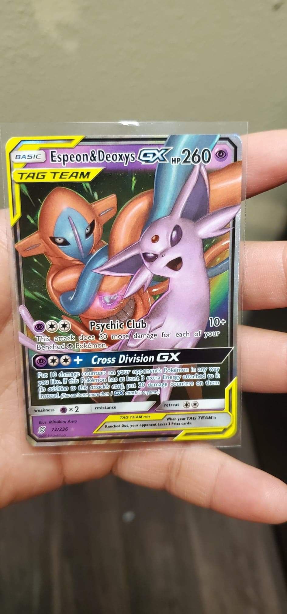Pokémon Card Espeon & Deoxys