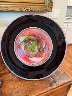Magnificent blown glass art unsigned