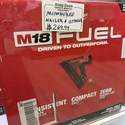 MILWAUKEE TOOLS NAILERS & STAPLE