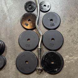 Curl Bar Weights
