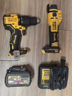 DeWalt 20V Brushless Tool Set with Flexvolt Battery and Charger