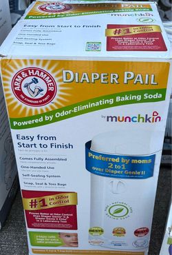 Arm & Hammer Diaper Pail includes 10 extra refill bags.