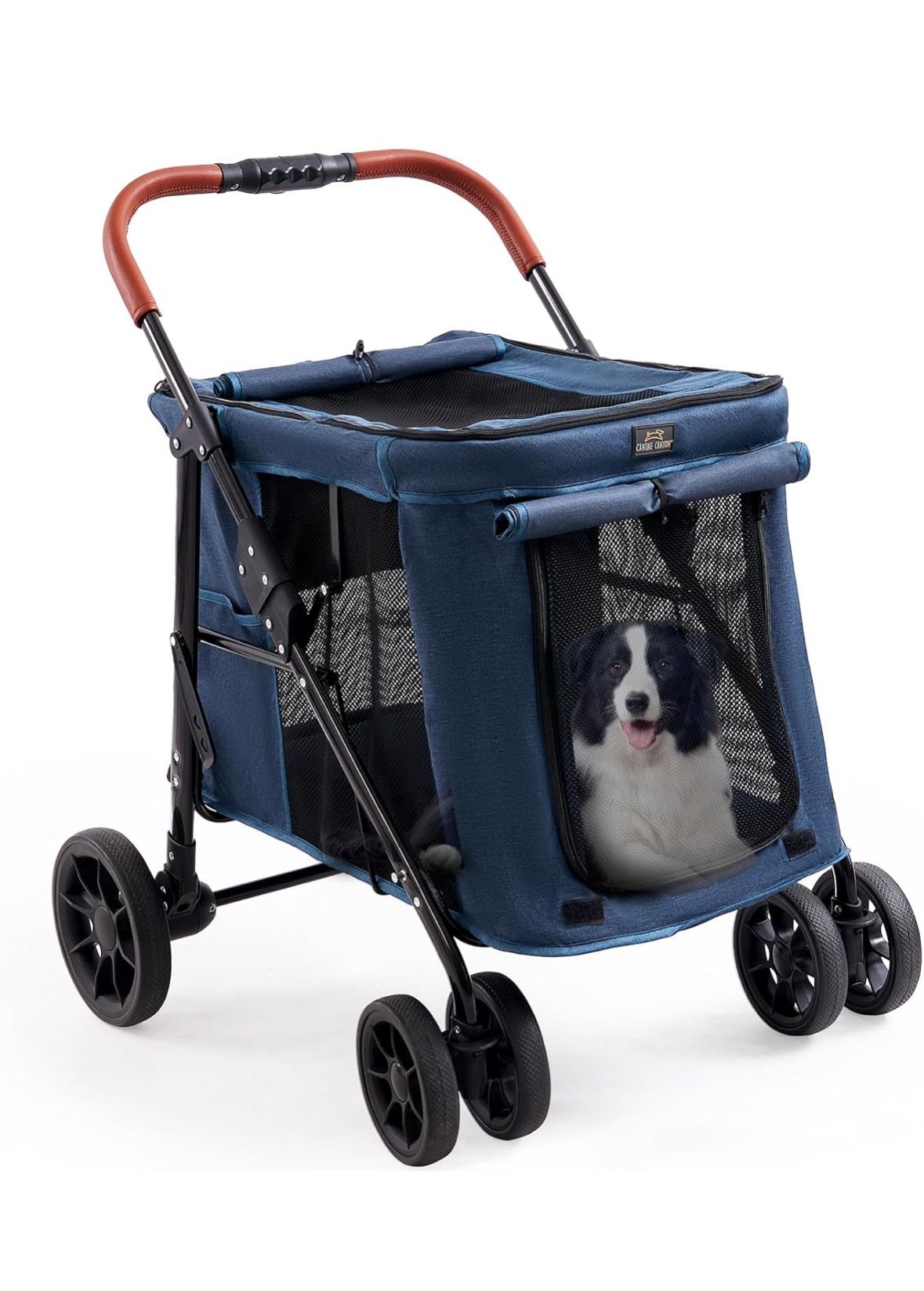 4 Wheels Pet Stroller for Medium Dogs