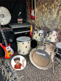 *RARE* Premier “GENISTA” Birch Drum Set Drums