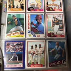 70s 80s Baseball Cards. Topps Upperdeck  