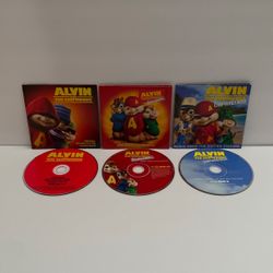 Alvin and The Chipmunks Movie CD/Disc Set of 3