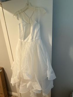 David’s Bridal Size 14 Flower Girl Dress, Ivory