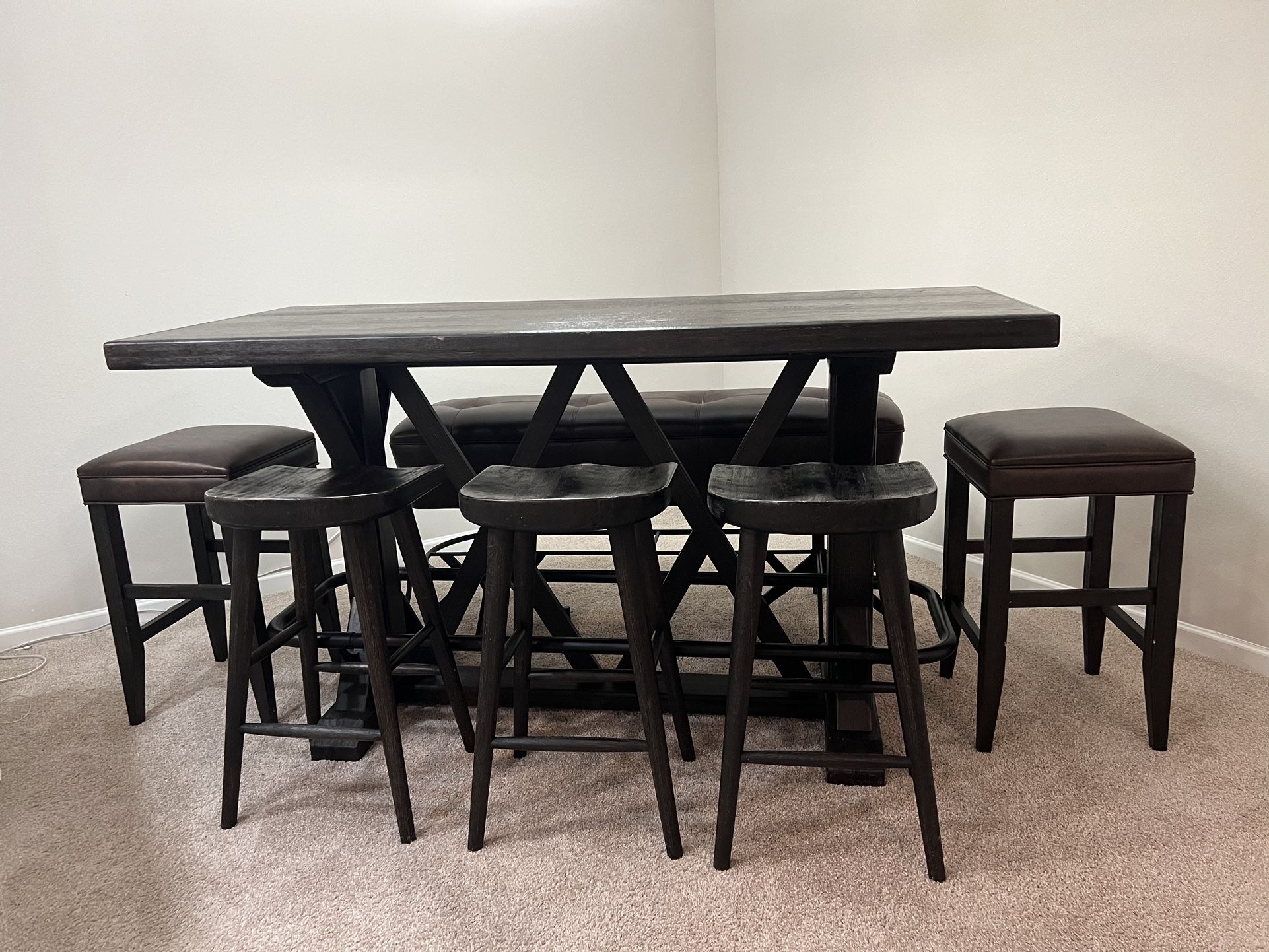 6 Piece Wooden Dining Set
