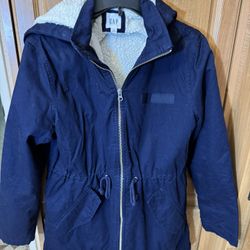 Women’s Coat- Blue, Medium,Thigh Length From The GAP