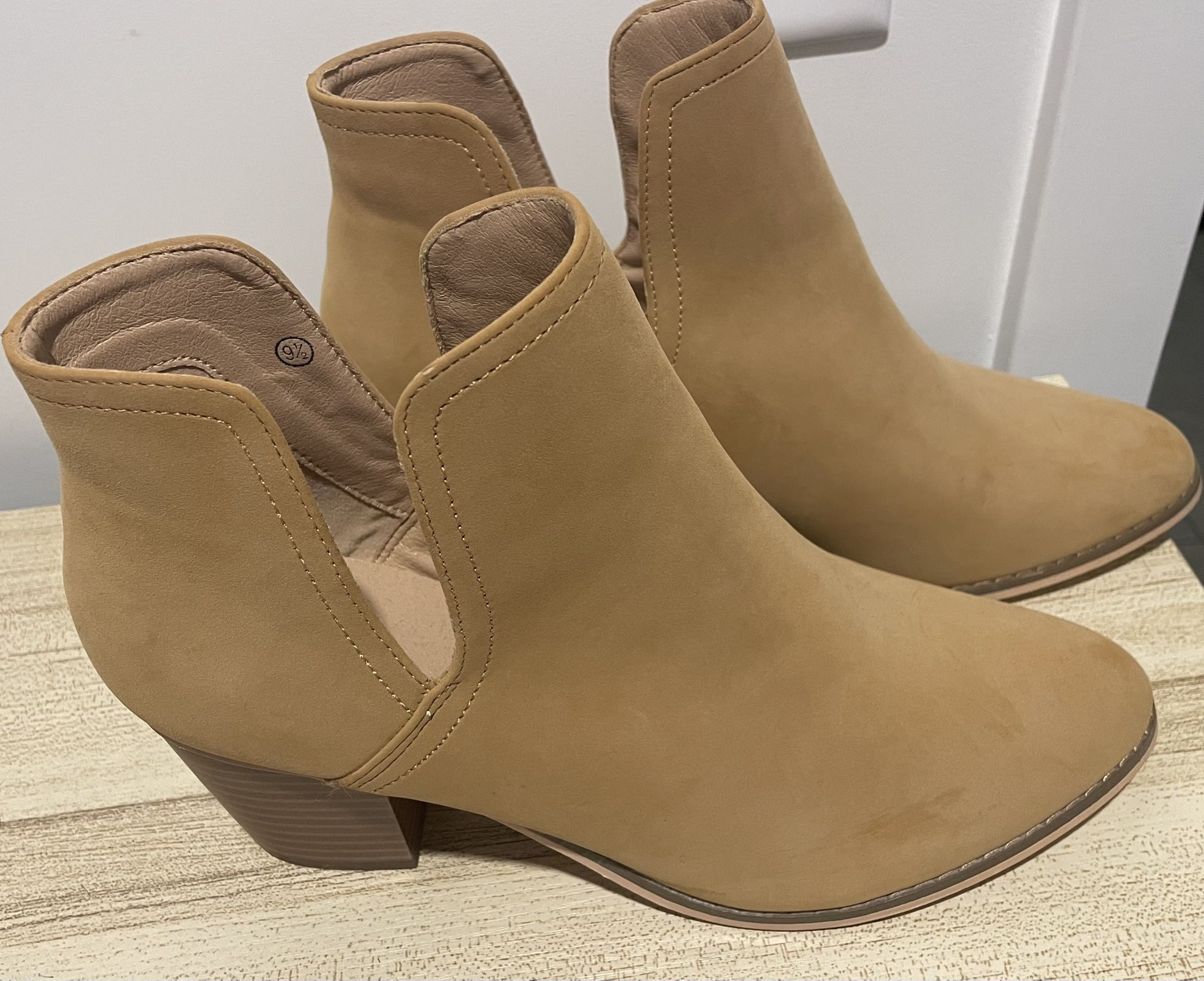Tan Booties
