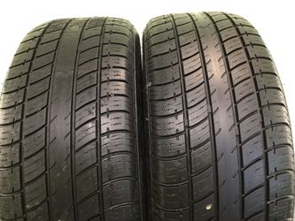 225/55/17 SET OF 2 USED TIRES UNIROYAL TIGER PAW TOURING 225/55R17 97H 2255517