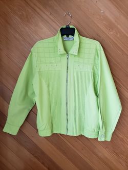 GREEN RHINESTONE JACKET