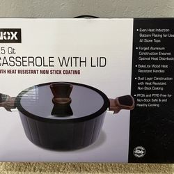 4.5 QT  Casserole With Lid 