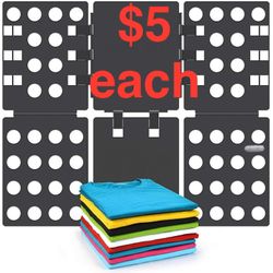 BoxLegend T shirt Folding Board T shirt Clothes Folder Laundry Organizer Easy and Fast for Kid and Adult to Fold Clothes, Black