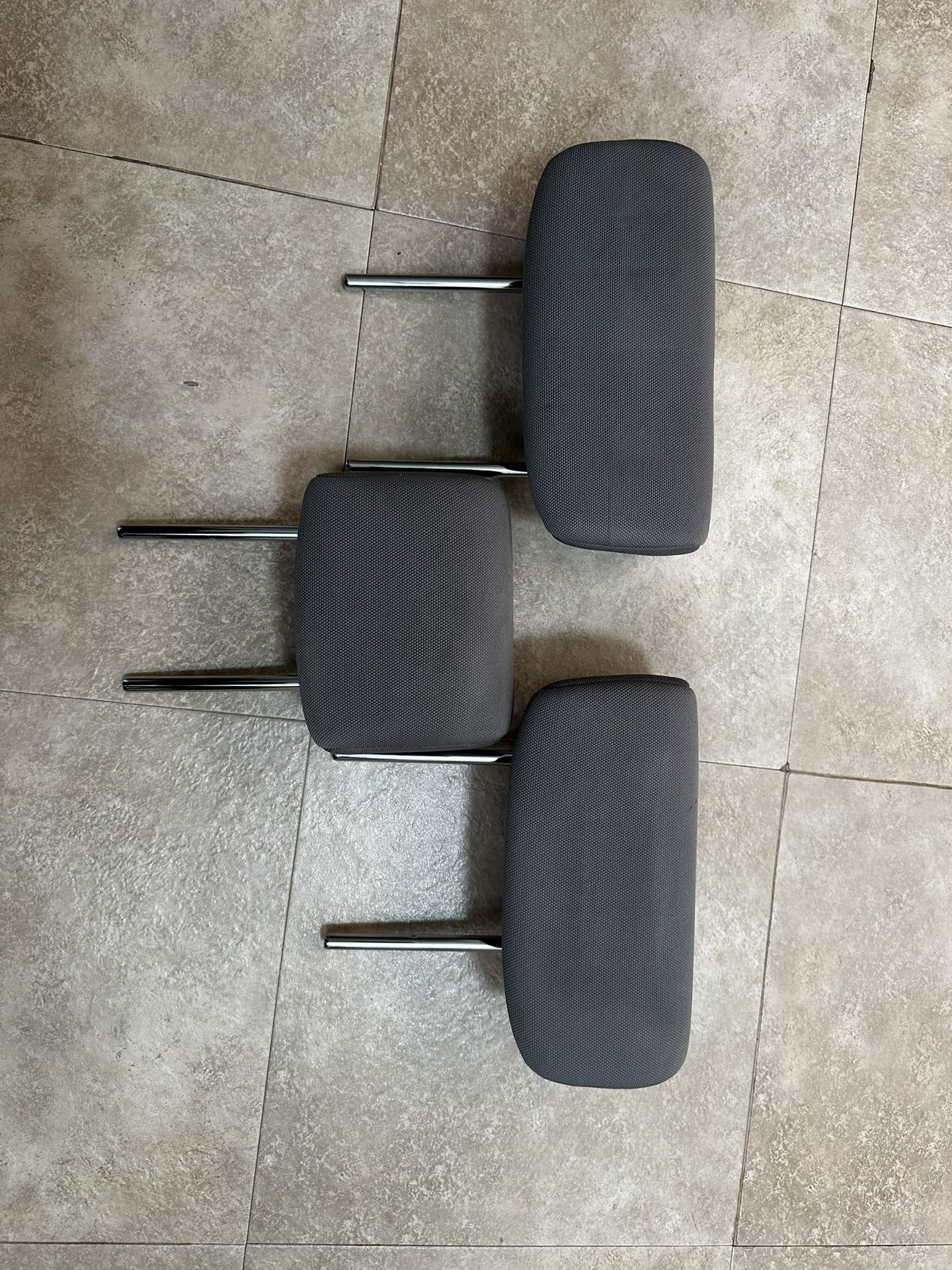 2006 - 2012 Toyota RAV4 Rear Headrest Headrests OEM Set of 3 GRAY CLOTH FABRIC