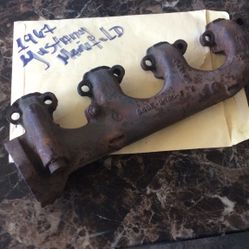 1967 Mustang Ford Passenger Side Exhaust Manifold Oem Fomoco Equipment 1967 Date Code Mustangs Ect
