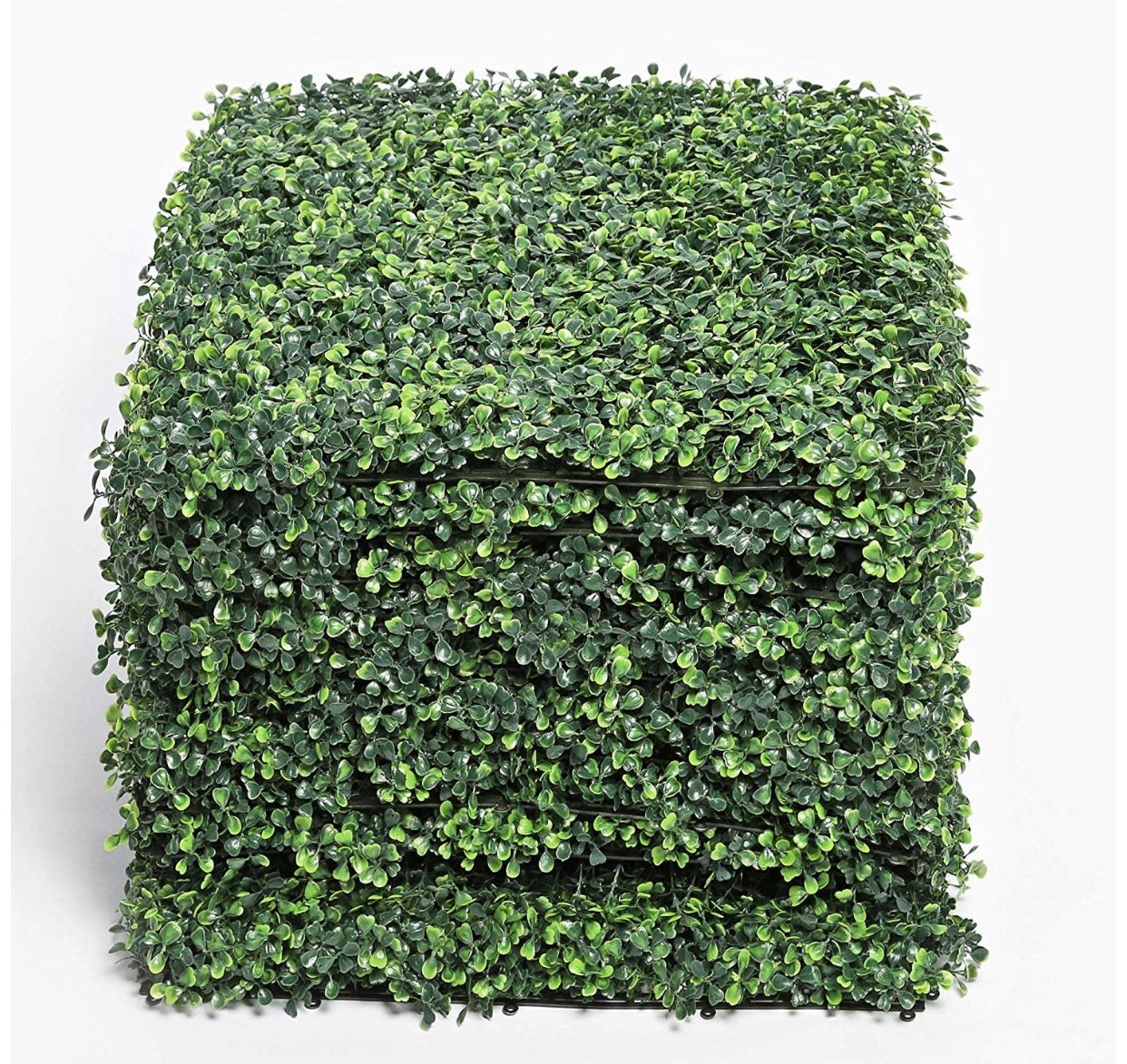 Square Feet Artificial Boxwood Panels Topiary Hedge Plant, Privacy Hedge Screen UV Protected Suitable for Outdoor, Indoor, Garden, Fence, Backyard an