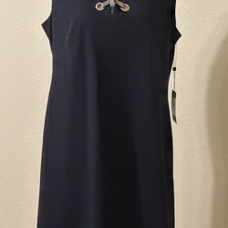 Tommy Hilfiger Navy Blue Dress size 14, New/Vestido Tommy H, color azul, talla 14