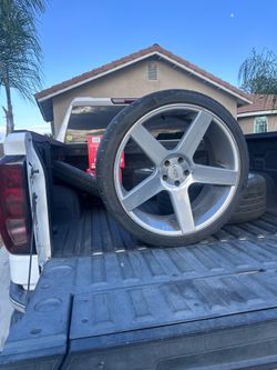 22 dub style rims