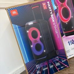 Jbl PartyBox 320 Stage Bluetooth Speaker New - Pay $1 today and pay the rest later -