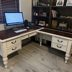 L Shaped Desk With File Cabinet And Drawers