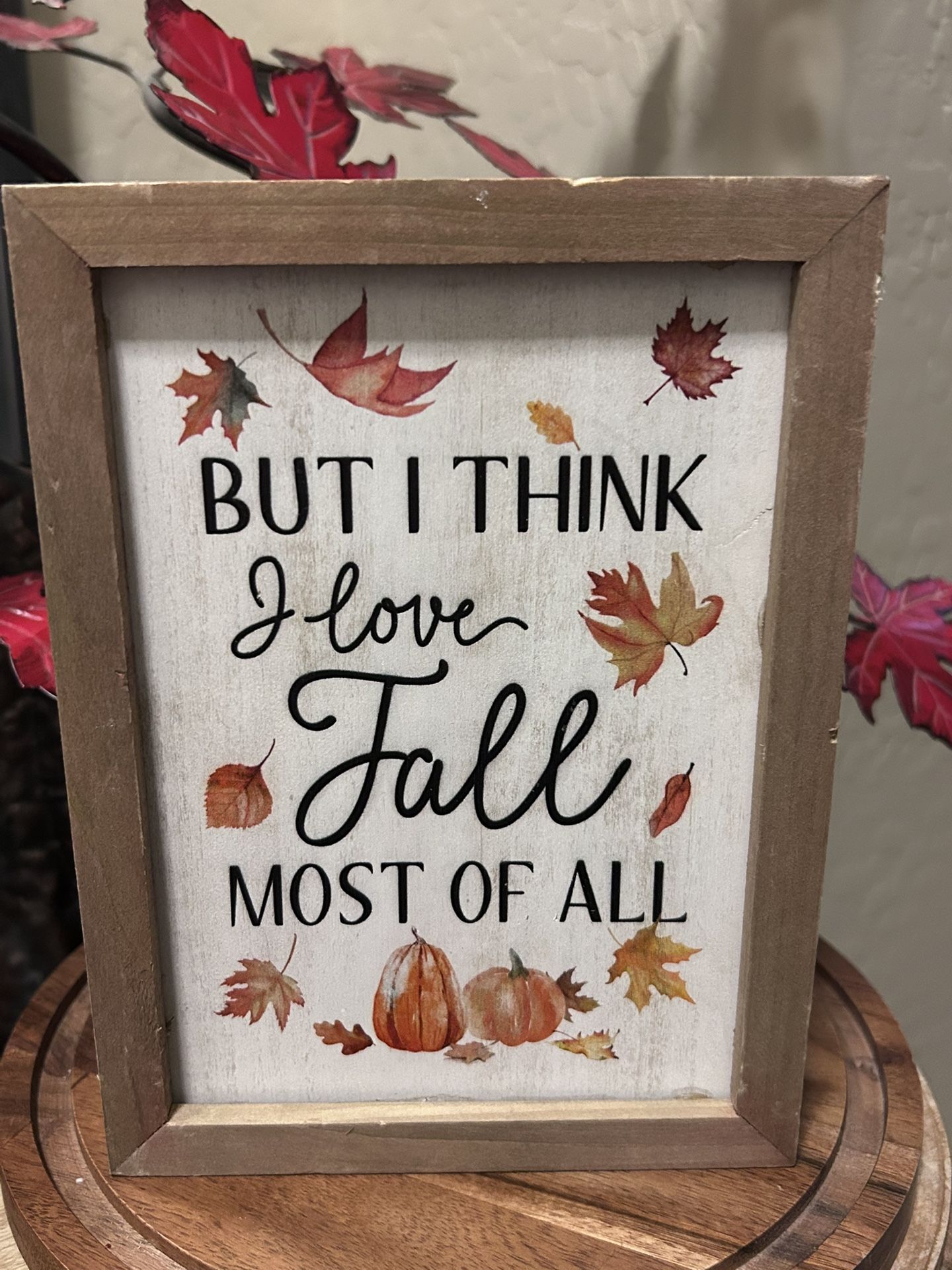 But I think I love fall most of all. Fall decor. Autumn