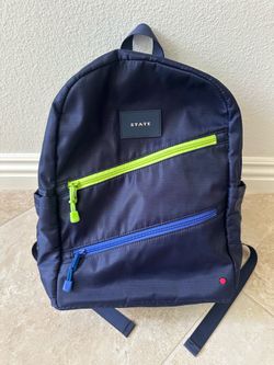 Kids STATE Backpack Navy Blue - School Backpack