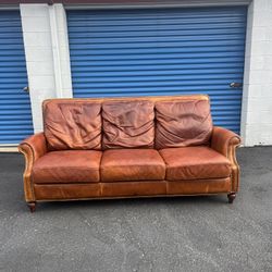 Leather Sofa - Free Delivery