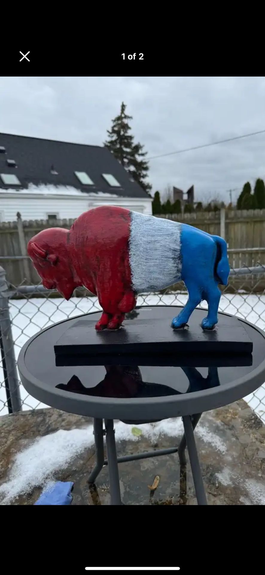 The Red White And Blue Buffalo