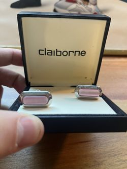 Clairborne Pink Gemstone Cufflinks