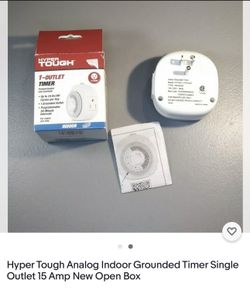 INDOOR GROUNDED TIMER Temporizador con Conexión a Tierra para Interiores