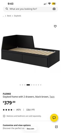 2 IKEA Beds with drawers