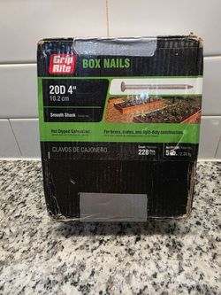20D 4" nails 228 count 5lbs