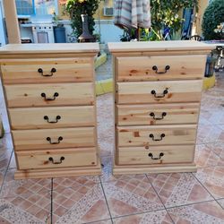 2,.. Wood Drawers Dresser 