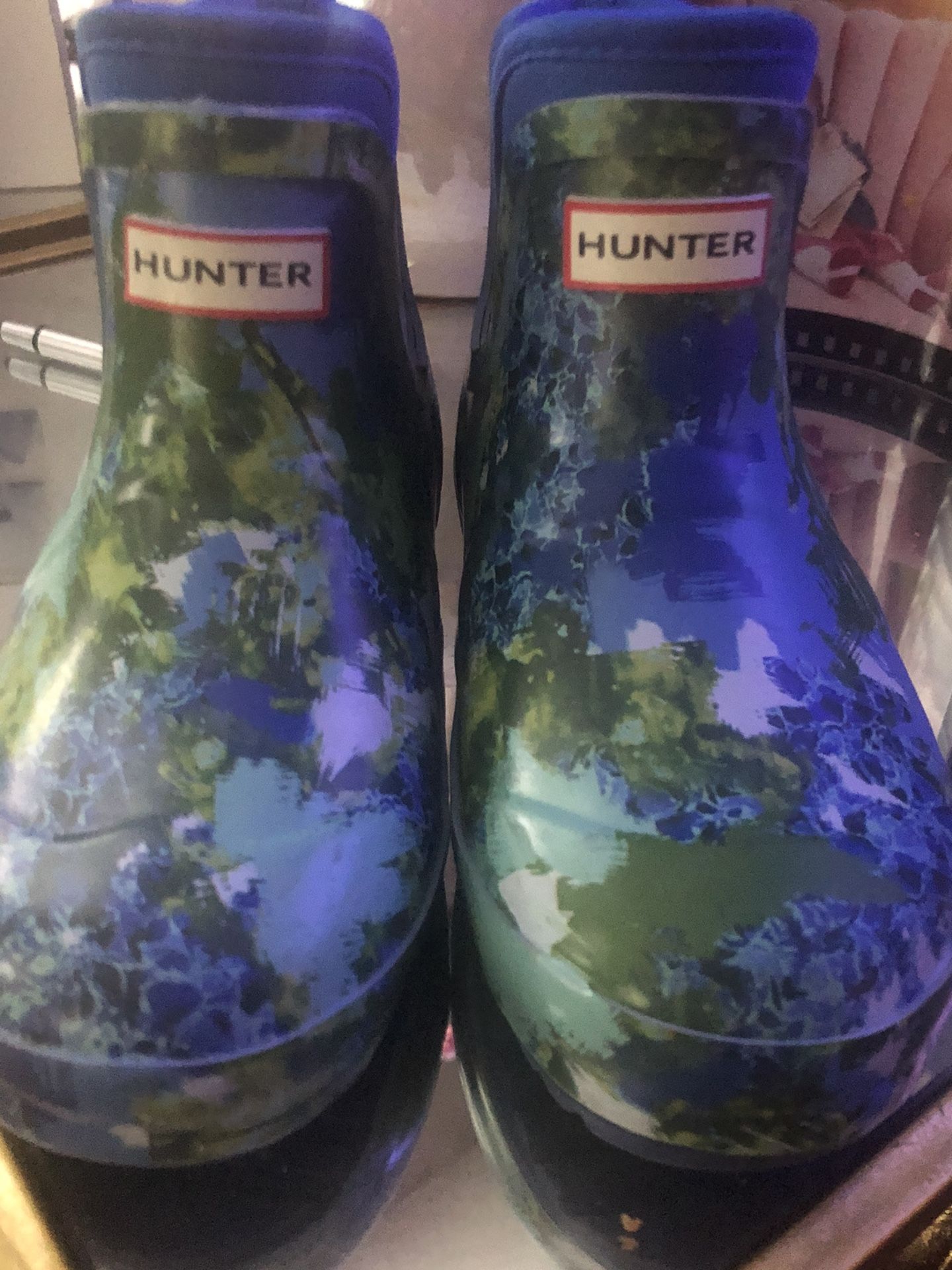 Boys or girls raining hunter boots
