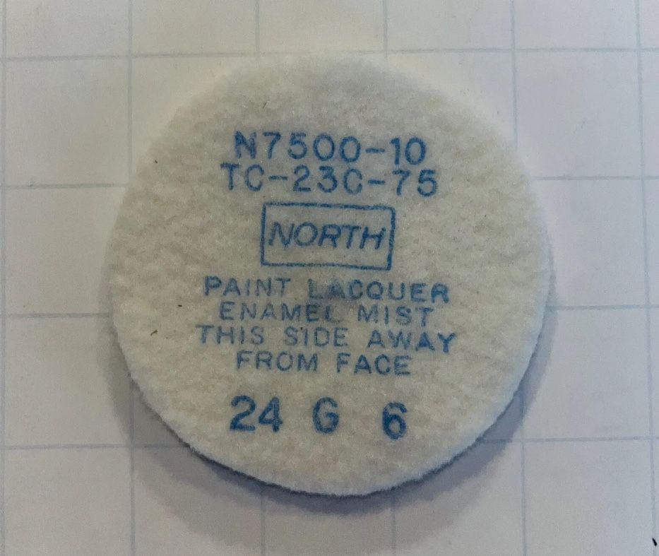 NORTH REPLACMENT FILTER N7500-10 TC-23C-75 Paint Lacquer Enamel Mist Qty 20