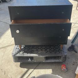 Three Drawer Dresser With Legs, Good Shape