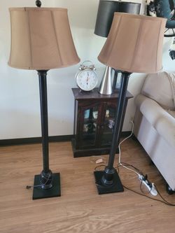 Have Two nice stand  up  lamps