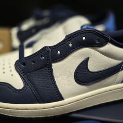 Jordan 1 Low Obsidian, Sizes 9.5 And 10.5 M