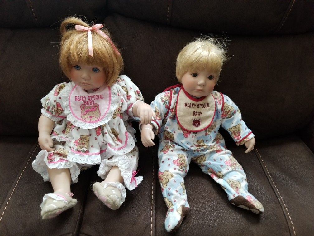 Beary Special Baby porcelain Dolls