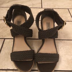 Steve Madden Skyler Brown Wedges/Heels 7 1/2